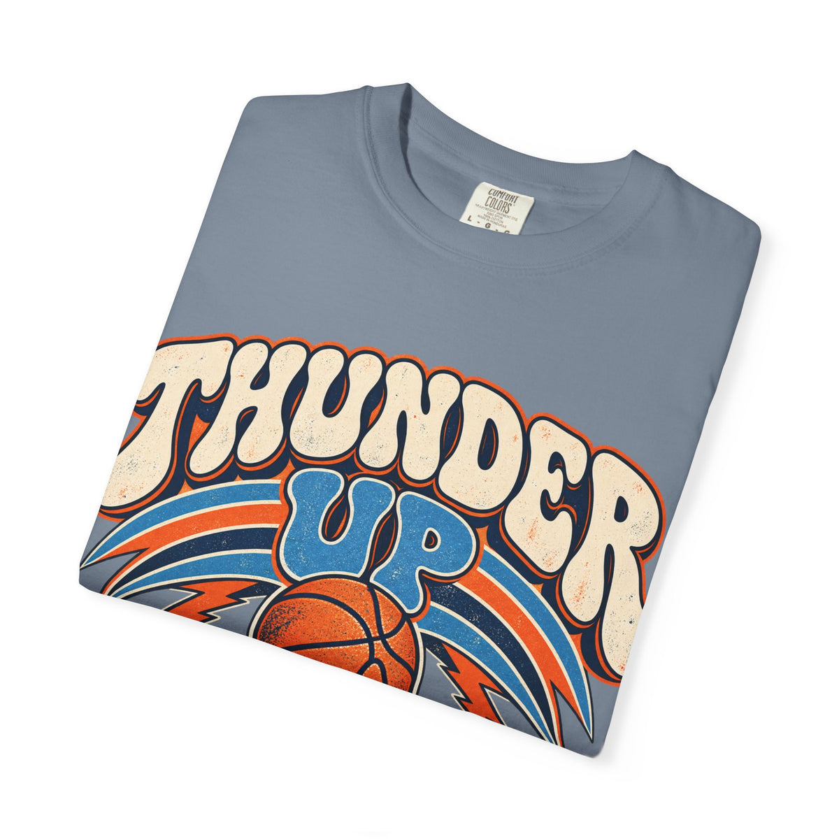 Thunder Up Electric Basketball Graphic T-Shirt