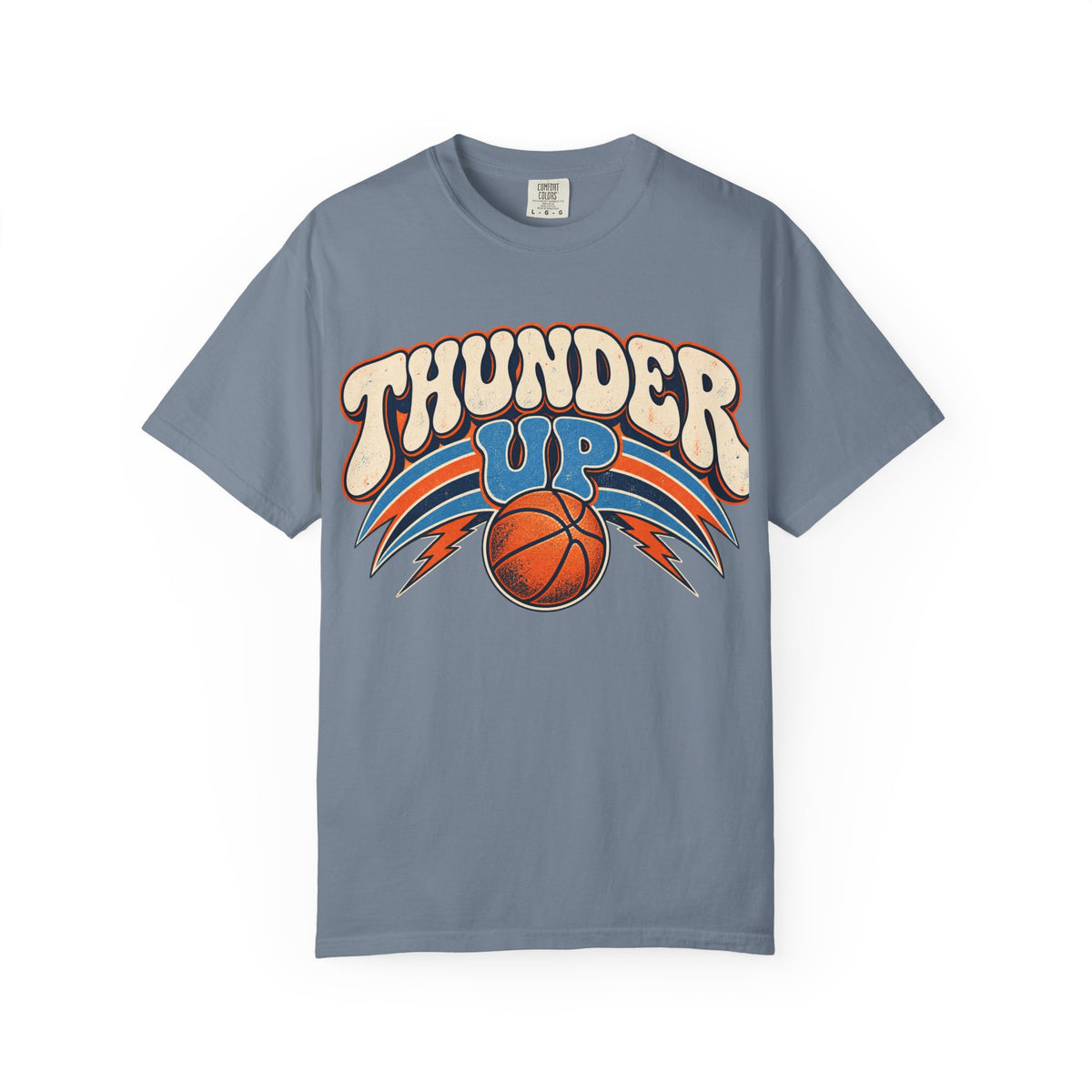 Thunder Up Electric Basketball Graphic T-Shirt