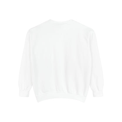 Minimalist White Matching Couples Sweatshirts with Embroidered Initials