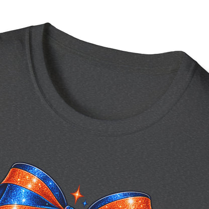 Thunder Girl Basketball Bow T-Shirt