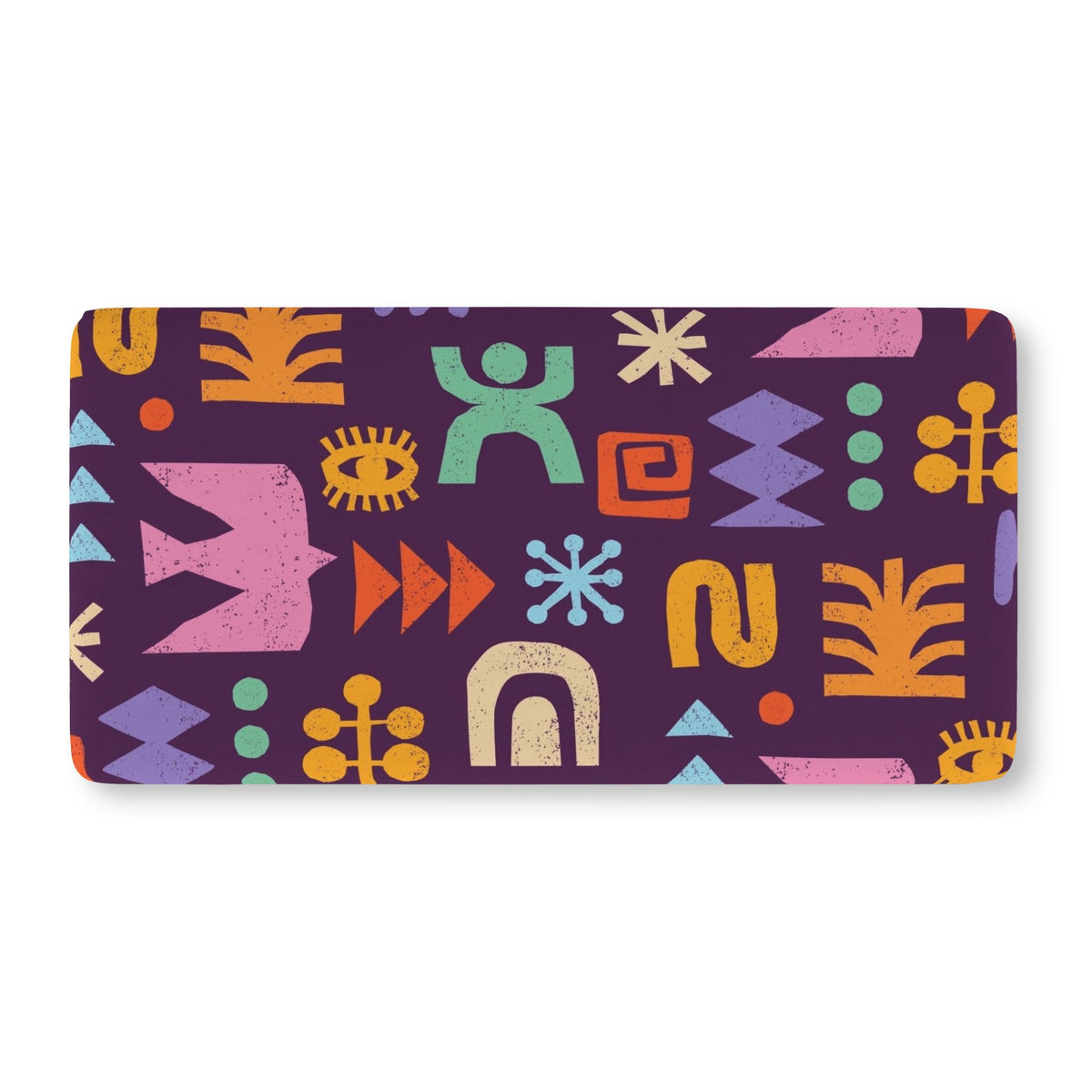 Colorful Geometric Baby Fitted Crib Sheet