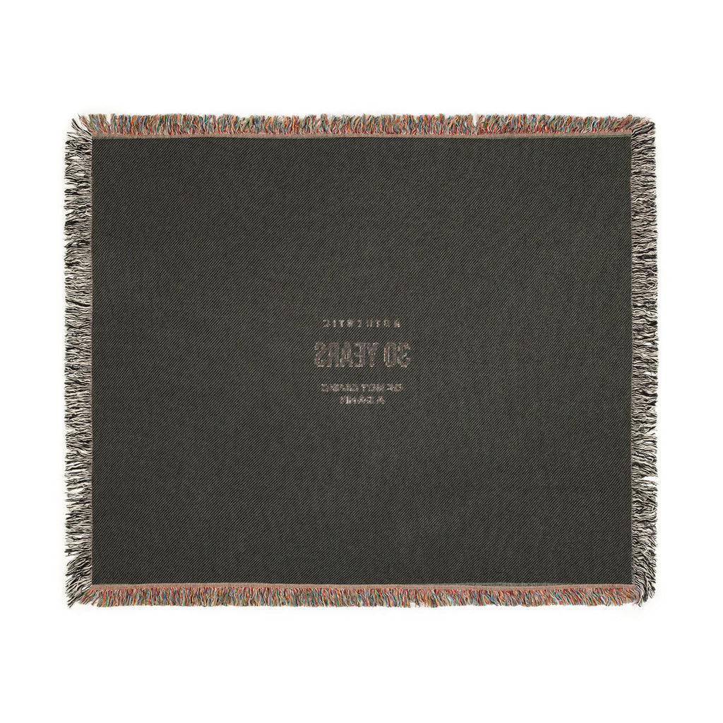 Anniversary Woven Blanket — 30 Years Celebration Throw