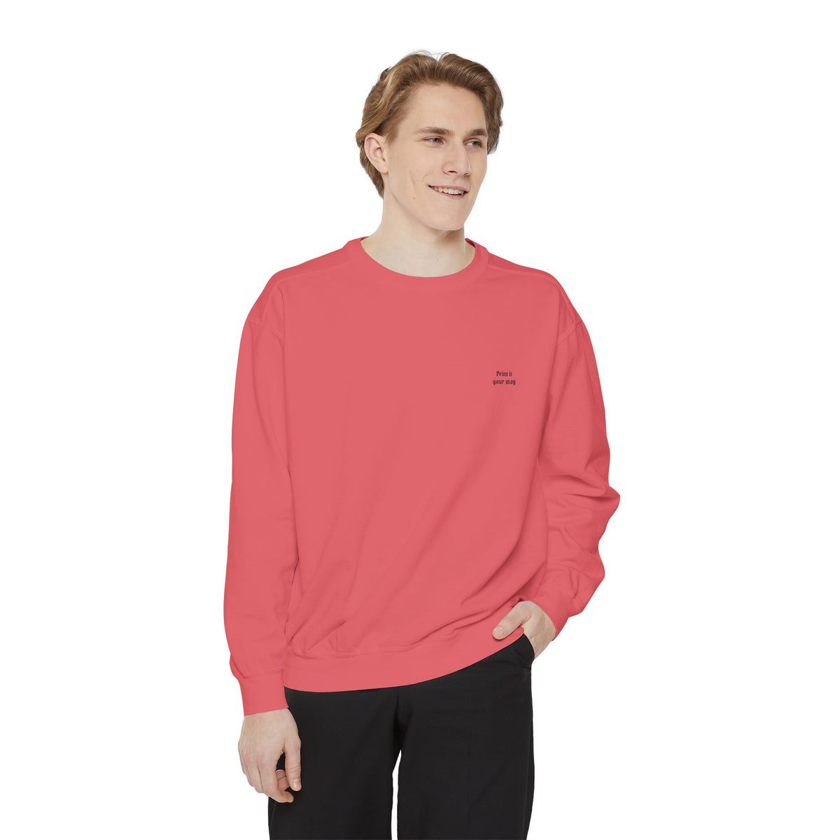 Minimalist White Matching Couples Sweatshirts with Embroidered Initials