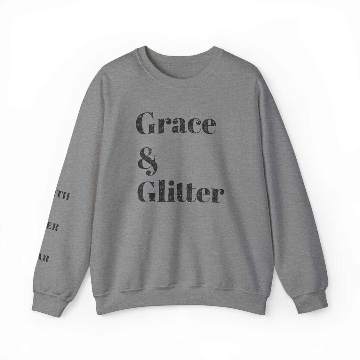 Grace & Glitter Christmas Crewneck Sweatshirt