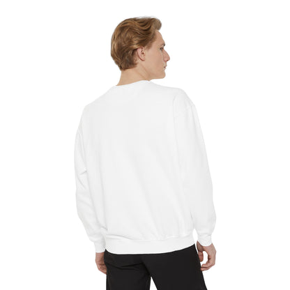 Minimalist White Matching Couples Sweatshirts with Embroidered Initials