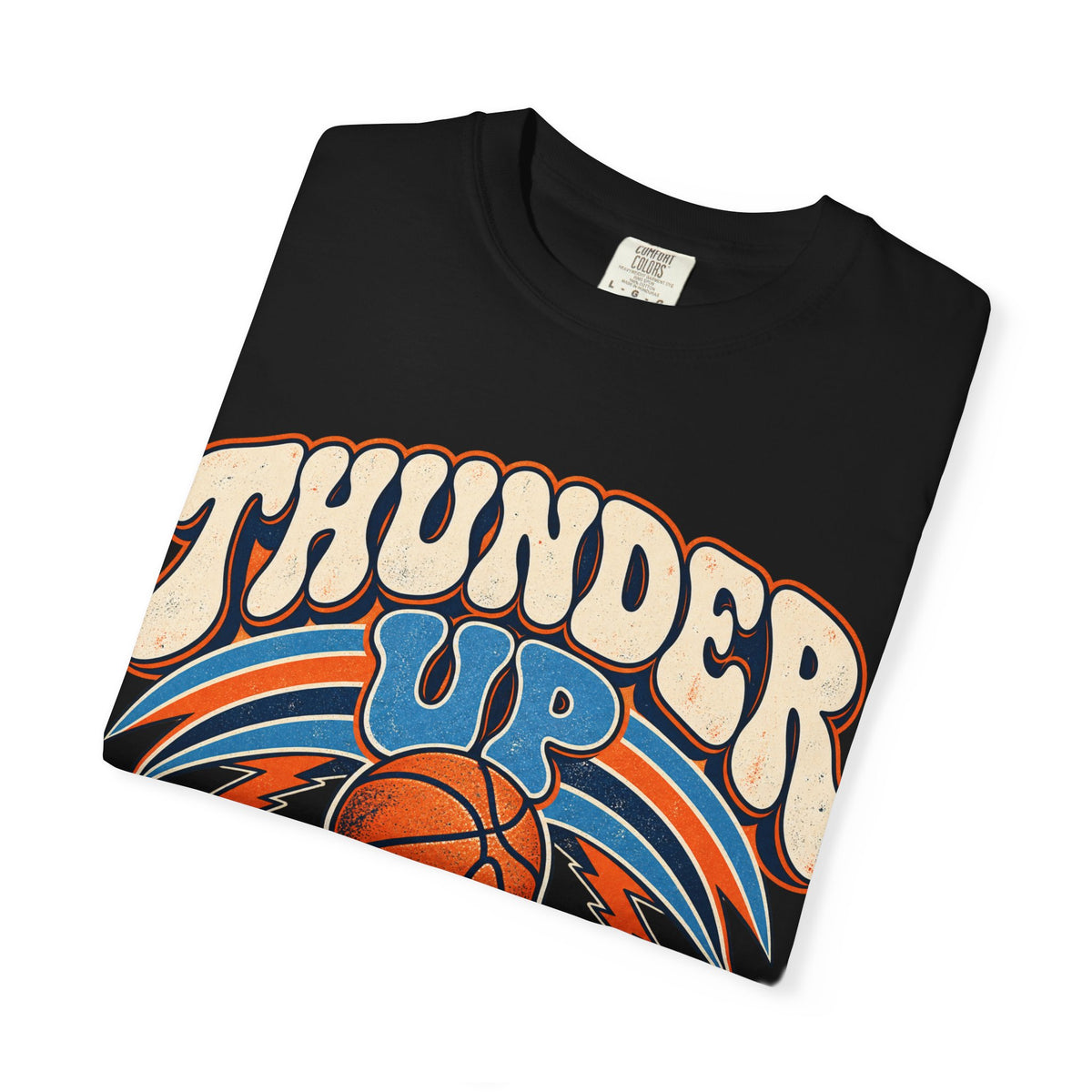 Thunder Up Electric Basketball Graphic T-Shirt
