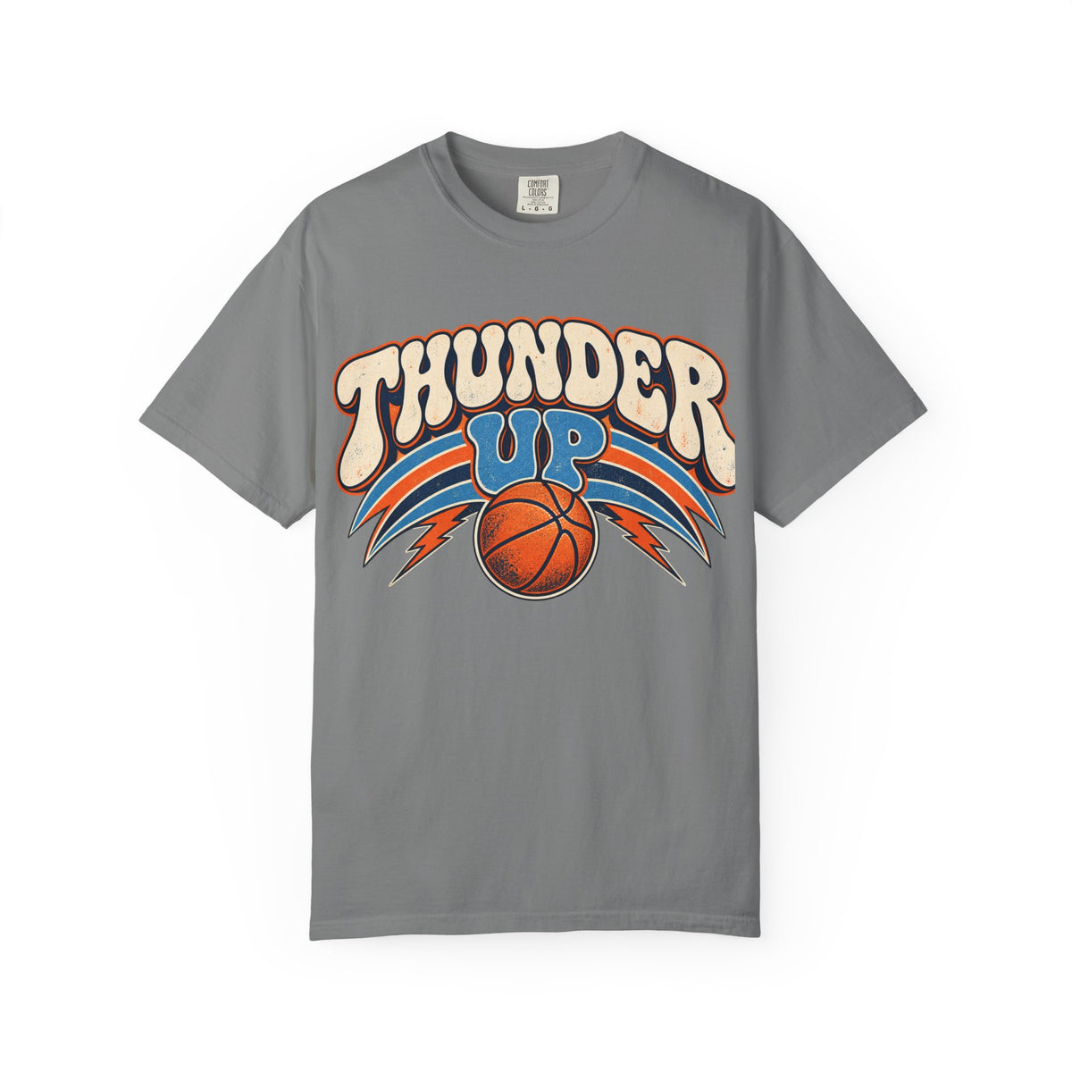 Thunder Up Electric Basketball Graphic T-Shirt