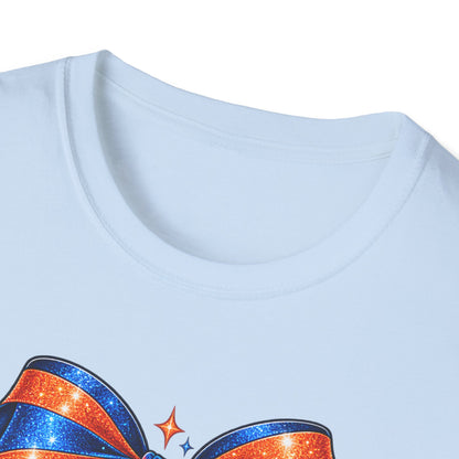 Thunder Girl Basketball Bow T-Shirt