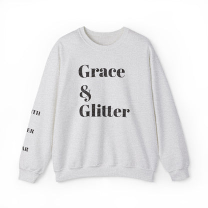 Grace & Glitter Christmas Crewneck Sweatshirt