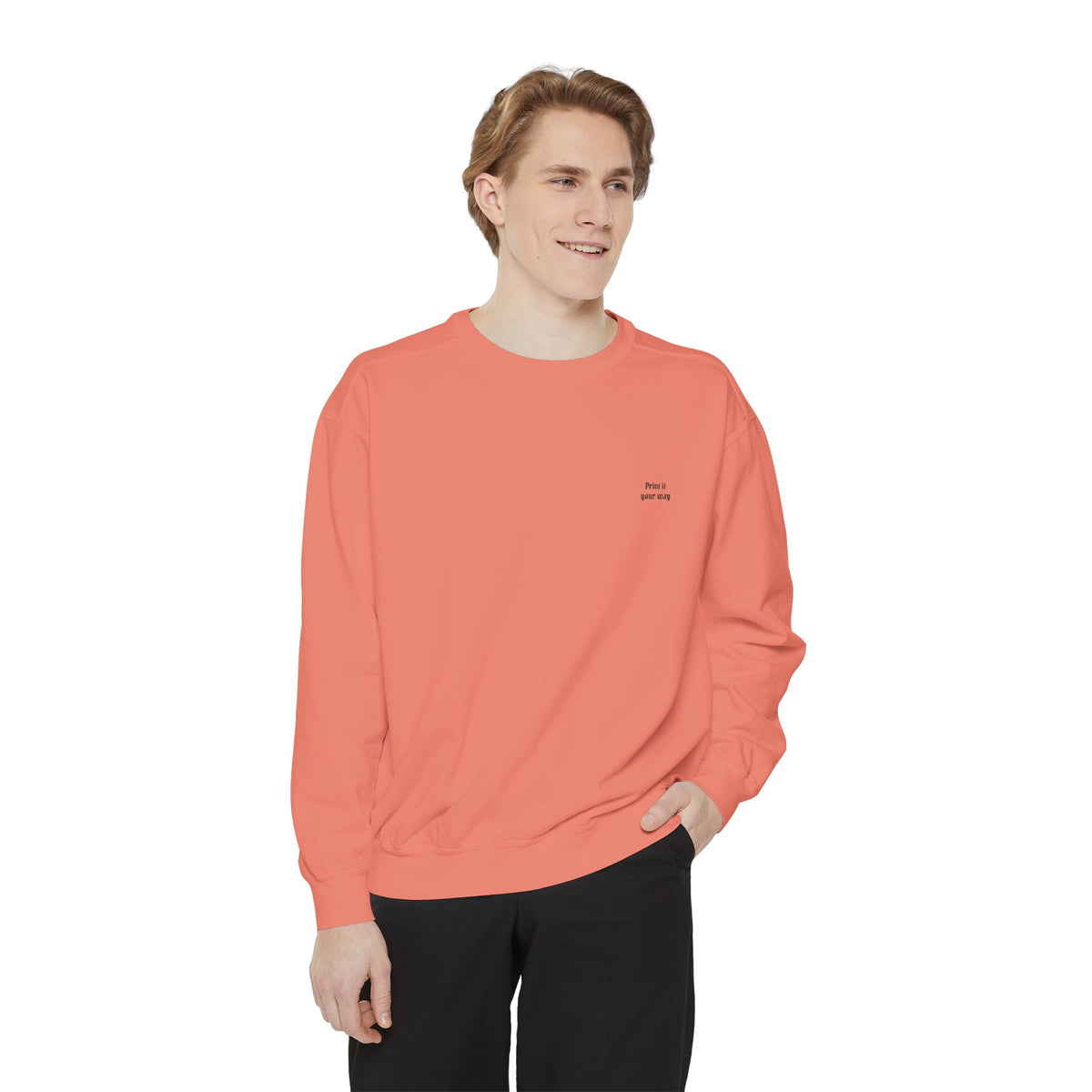 Minimalist White Matching Couples Sweatshirts with Embroidered Initials