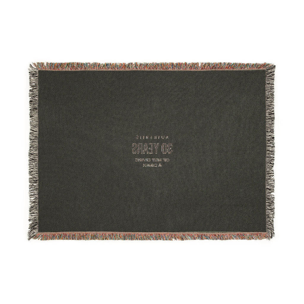 Anniversary Woven Blanket — 30 Years Celebration Throw