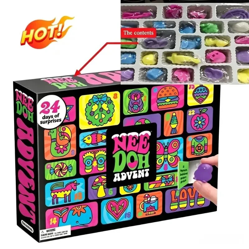 Randomized Squishy Toy Advent Calendar