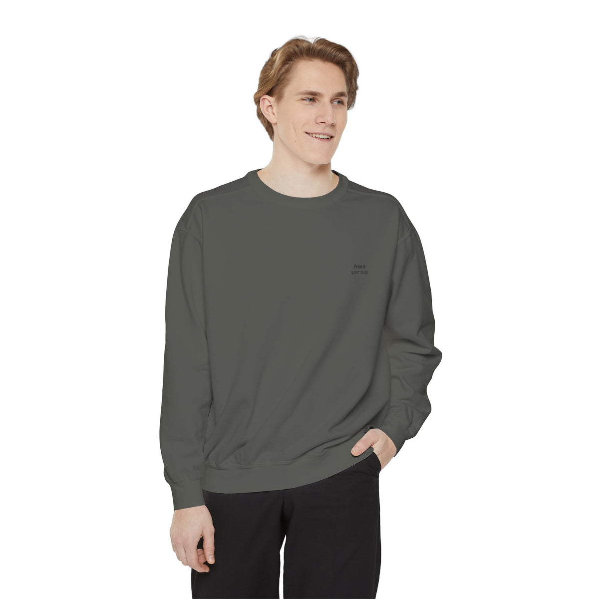 Minimalist White Matching Couples Sweatshirts with Embroidered Initials