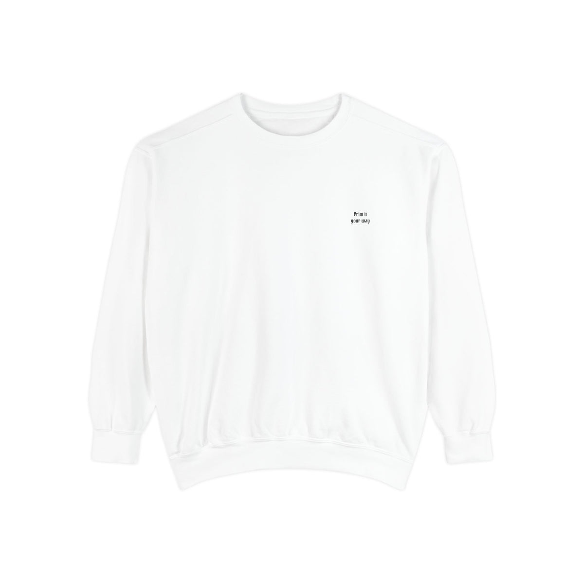 Minimalist White Matching Couples Sweatshirts with Embroidered Initials