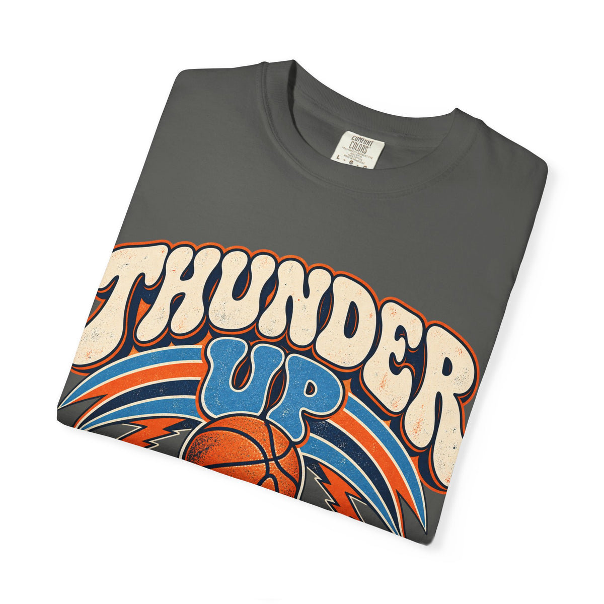 Thunder Up Electric Basketball Graphic T-Shirt