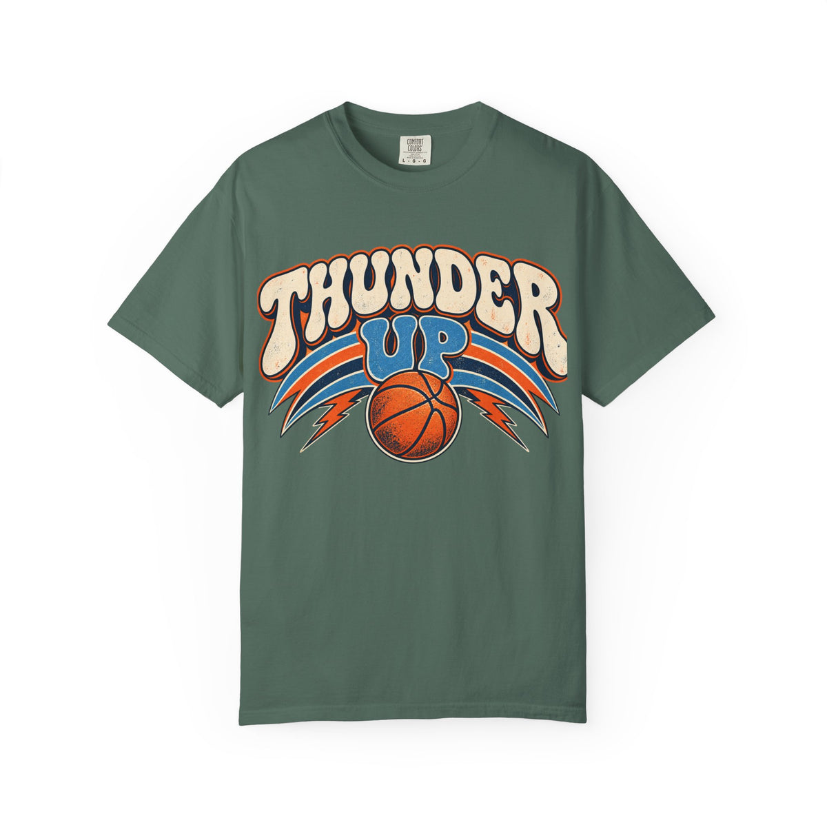 Thunder Up Electric Basketball Graphic T-Shirt