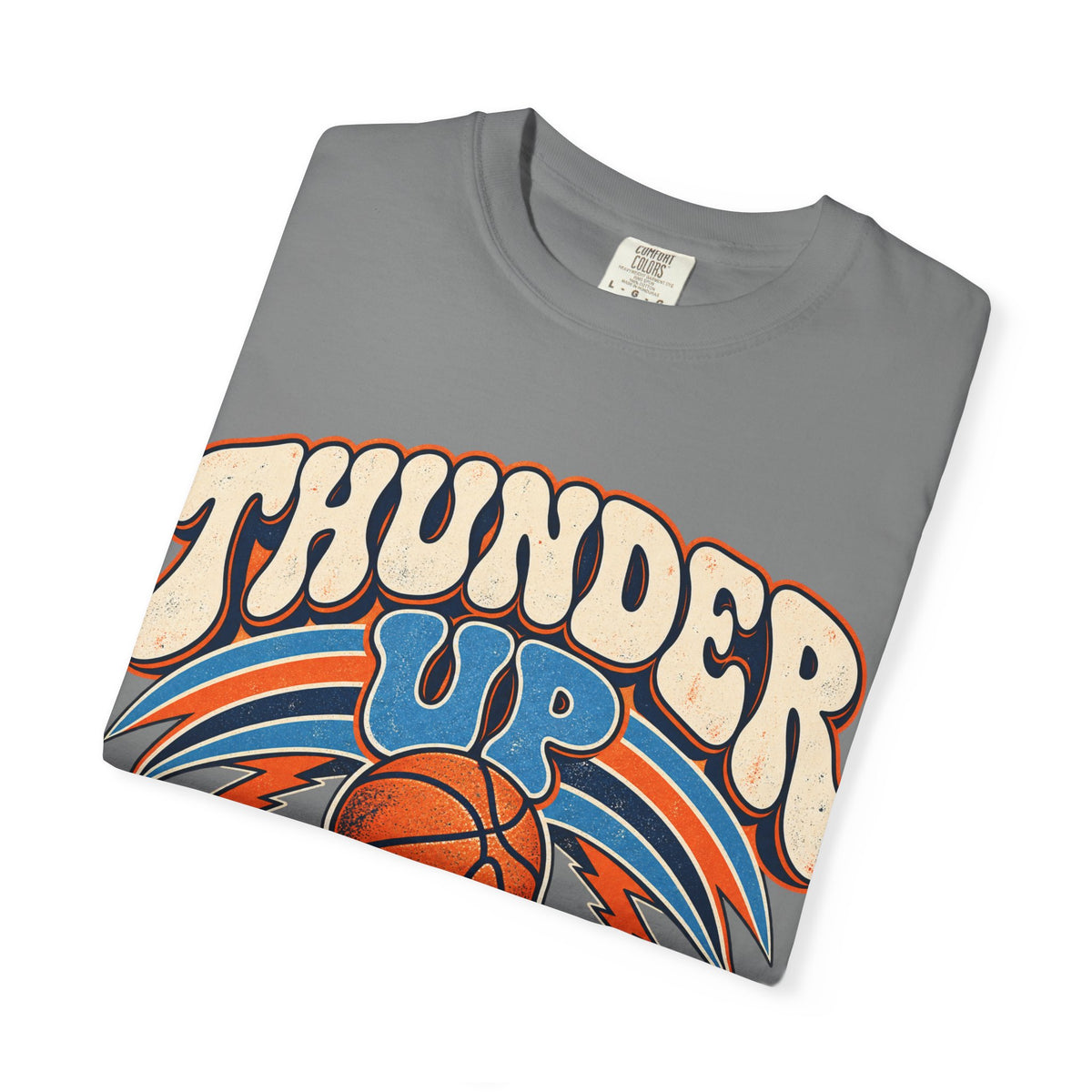 Thunder Up Electric Basketball Graphic T-Shirt