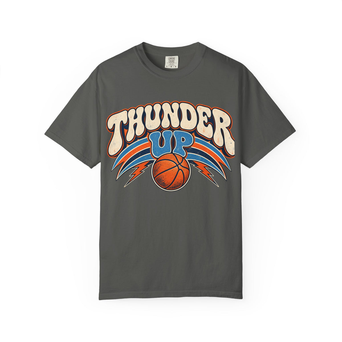 Thunder Up Electric Basketball Graphic T-Shirt