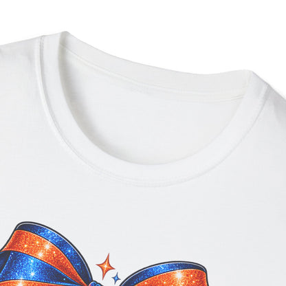 Thunder Girl Basketball Bow T-Shirt