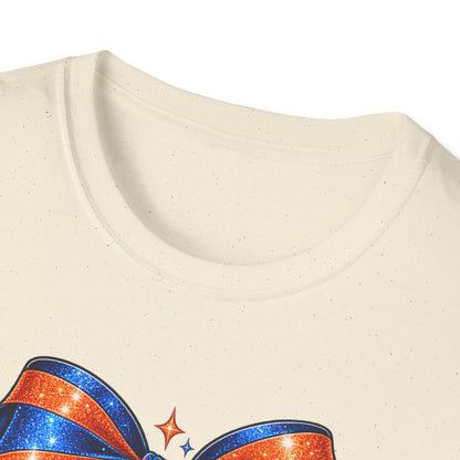 Thunder Girl Basketball Bow T-Shirt