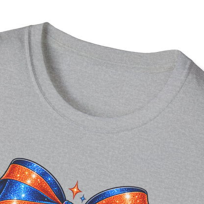 Thunder Girl Basketball Bow T-Shirt