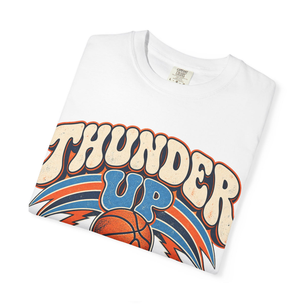 Thunder Up Electric Basketball Graphic T-Shirt