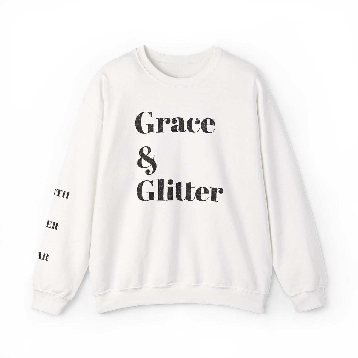 Grace & Glitter Christmas Crewneck Sweatshirt