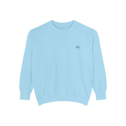Minimalist White Matching Couples Sweatshirts with Embroidered Initials