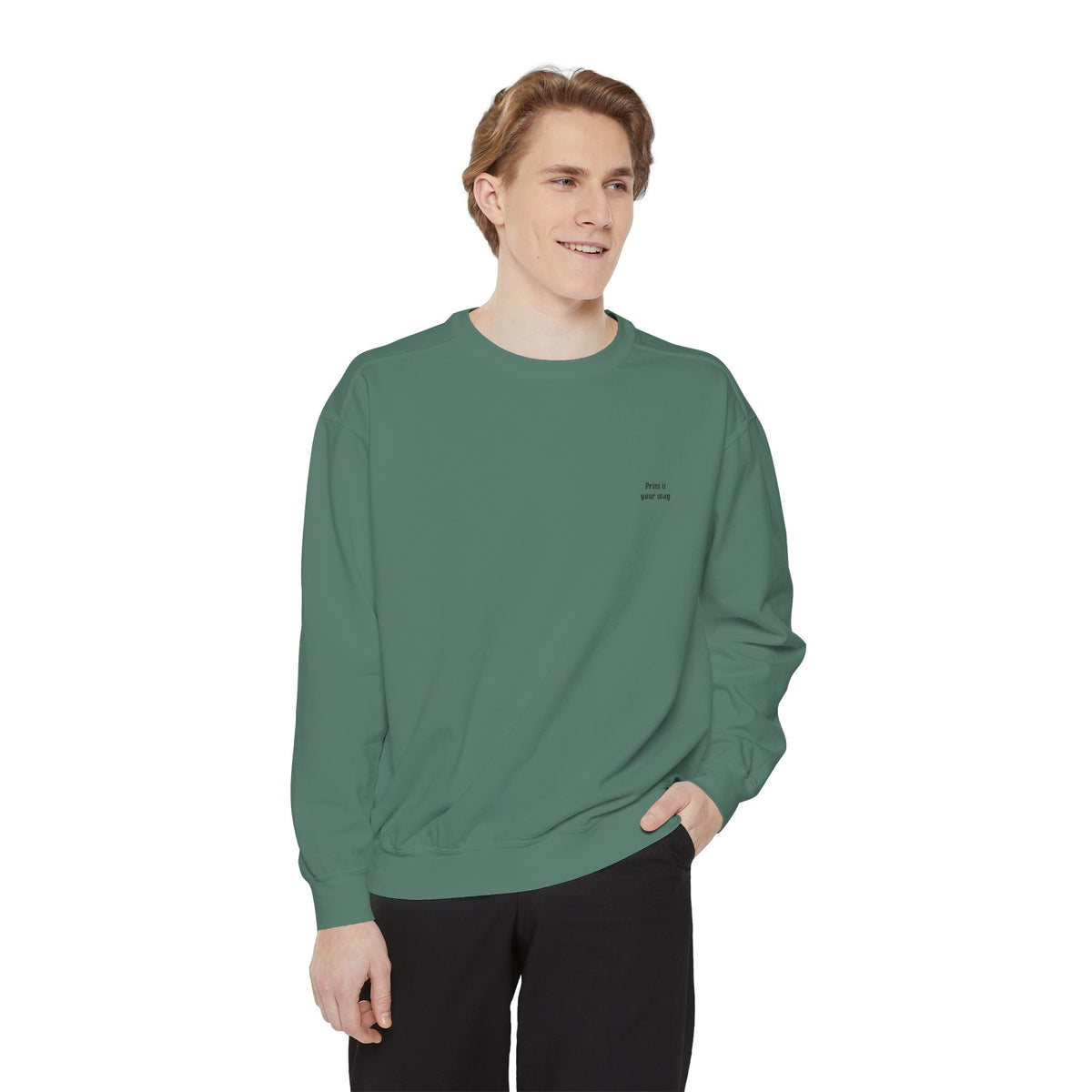 Minimalist White Matching Couples Sweatshirts with Embroidered Initials