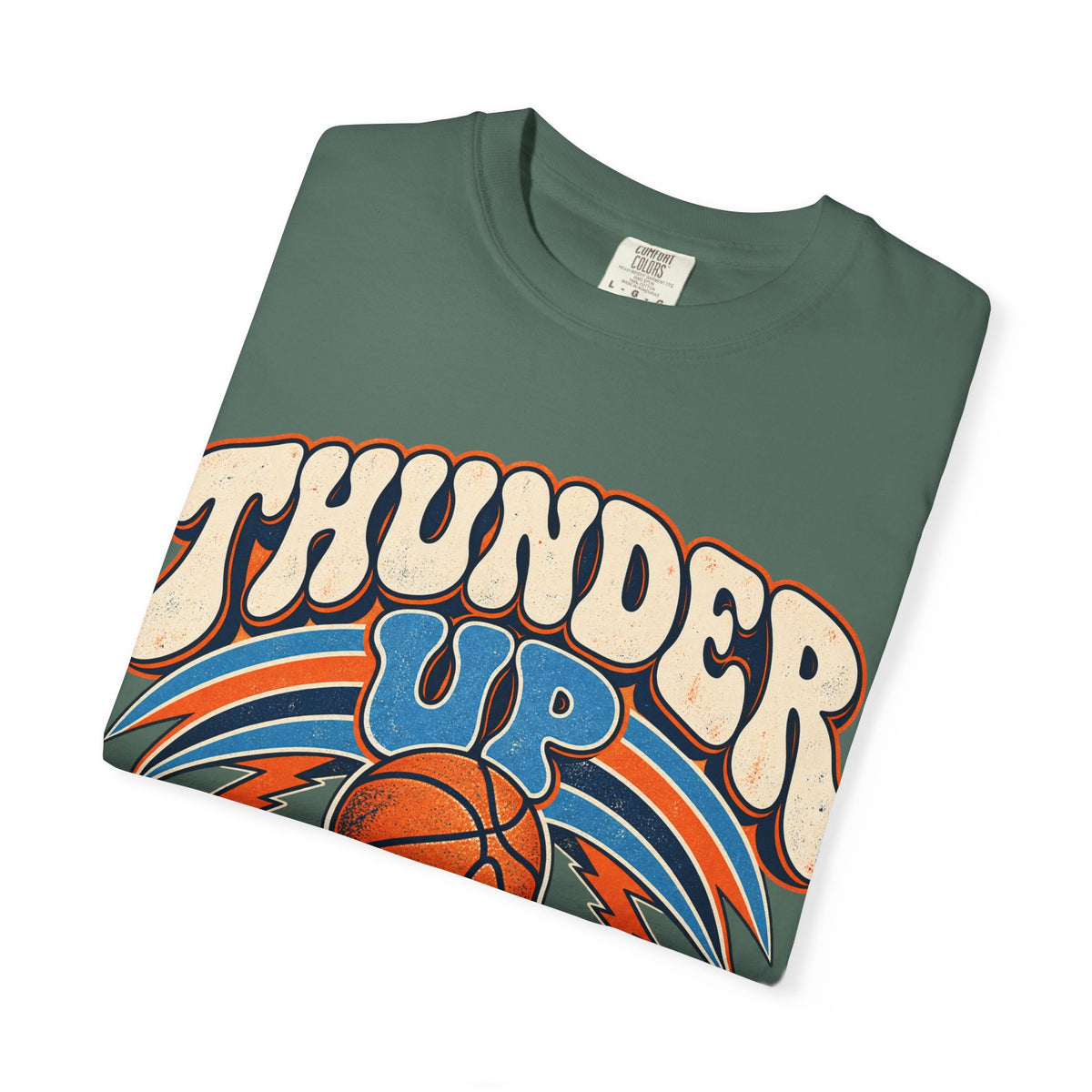 Thunder Up Electric Basketball Graphic T-Shirt