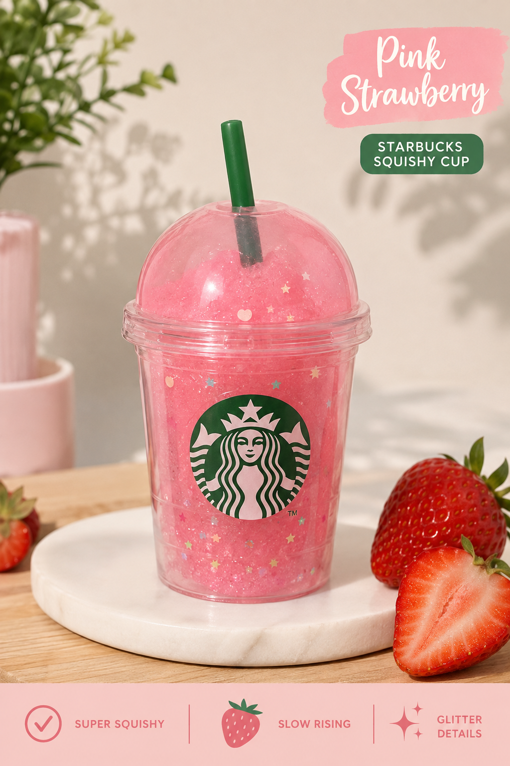 Starbies glitter Squishies