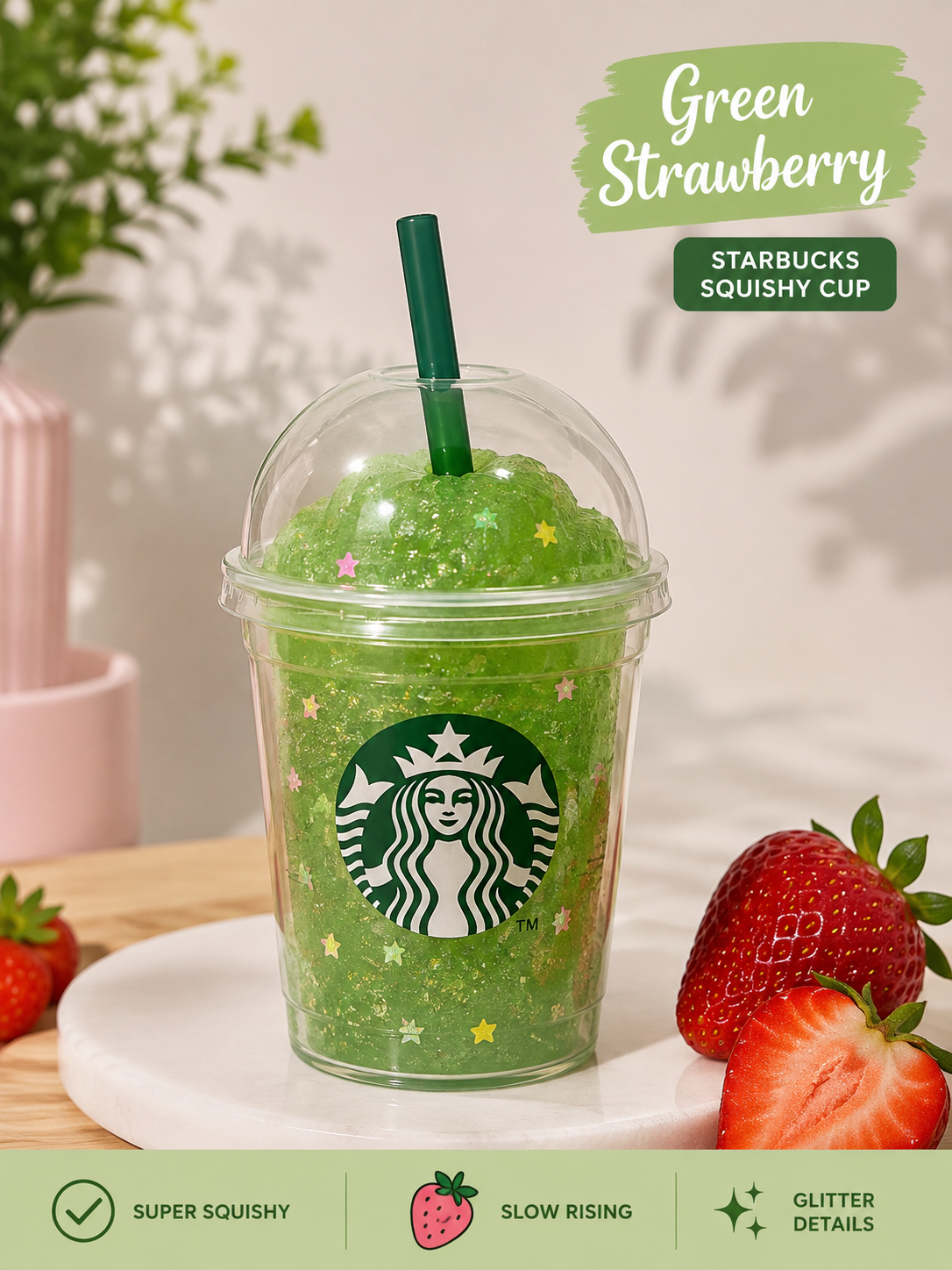 Starbies glitter Squishies