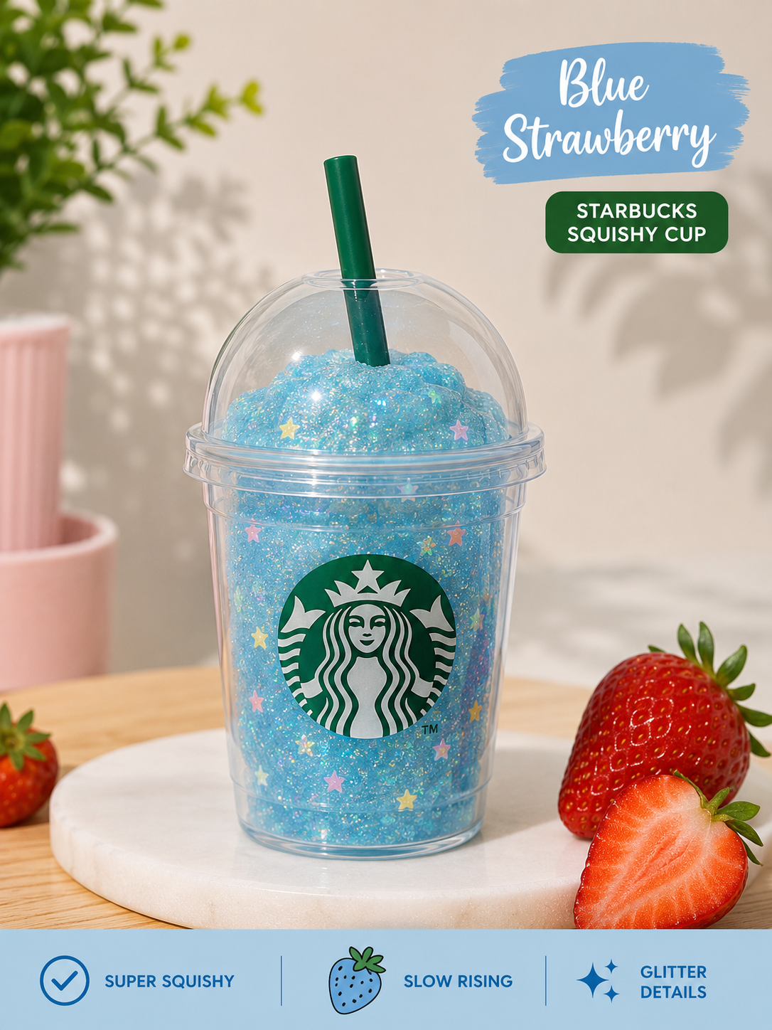 Starbies glitter Squishies